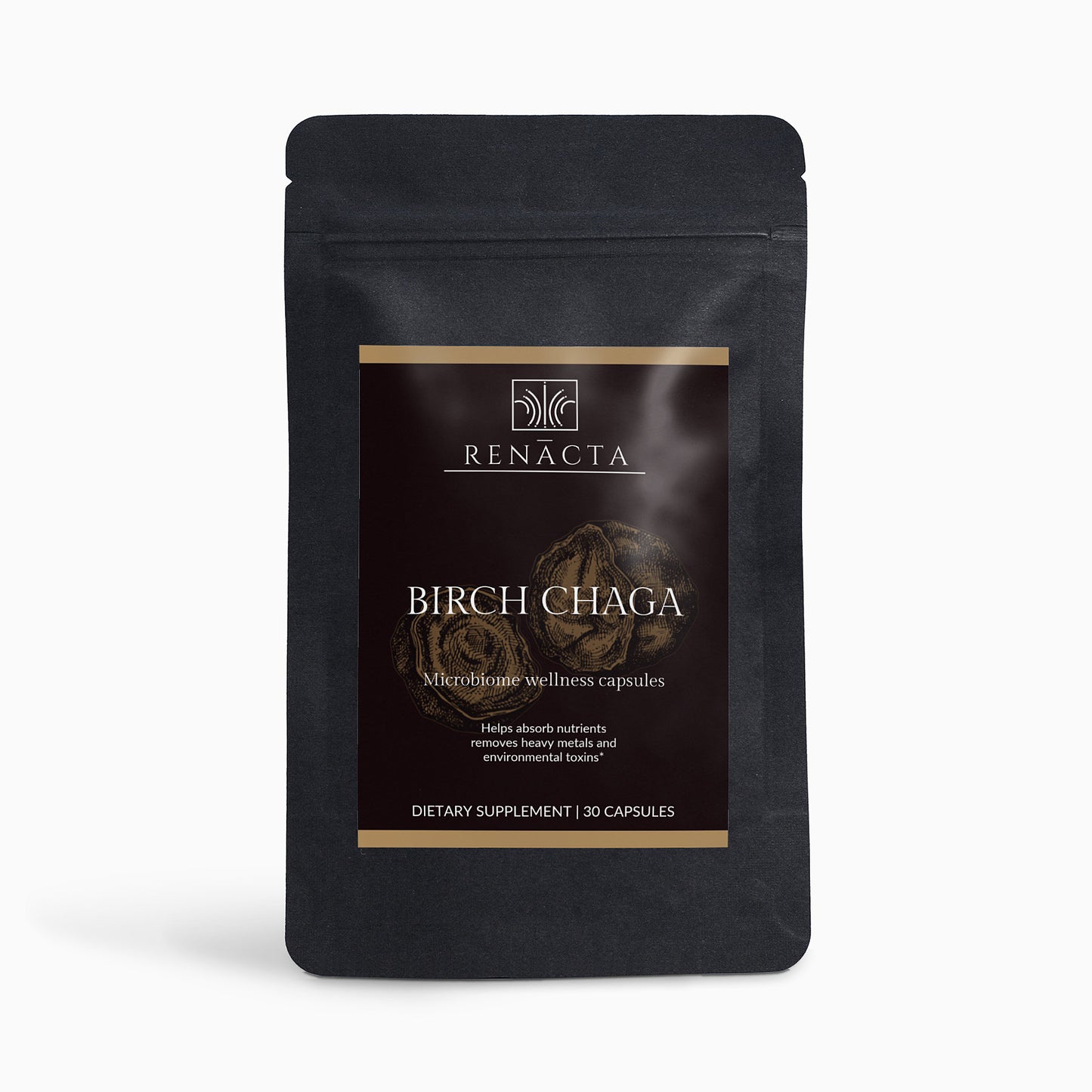Birch Chaga Digestive System Booster Capsules