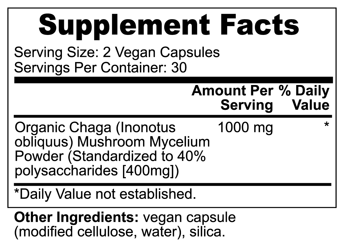 Chaga Mushroom Maximum Strength